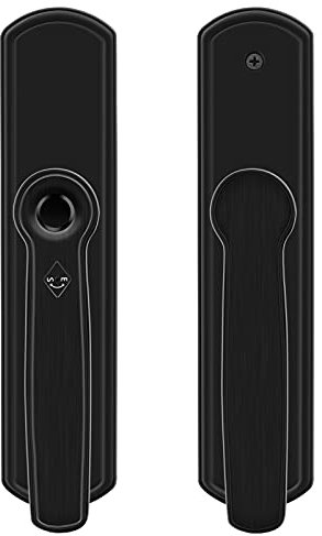 Serrure de Porte Intelligente à Empreintes Digitales, Serrure de Porte D'entrée sans clé, Empreinte Digitale et clé, 2 Méthodes de Déverrouillage, Serrure Intelligente pour Porte