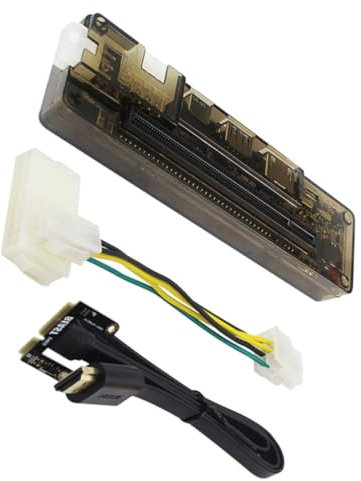 Housoutil Base De Expansión De Gráficos Externa para Portátil Estación De Acoplamiento para Tarjeta De Video Compatible Laptop Diseño Portátil para Uso Oficina