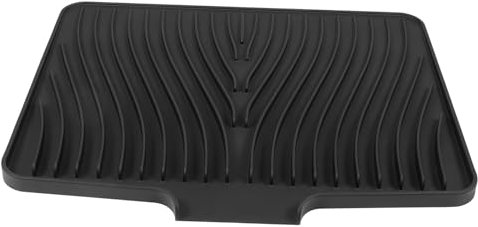 GRIRIW Drainage Slope Abtropfmatte Kleine Spüle Theke Küchen Abtropfmatte Abtropfmatte Küchenmatte Tablett Spüle Abfluss Theke Spülbeckenmatte Trockenstein Für Küchentheke