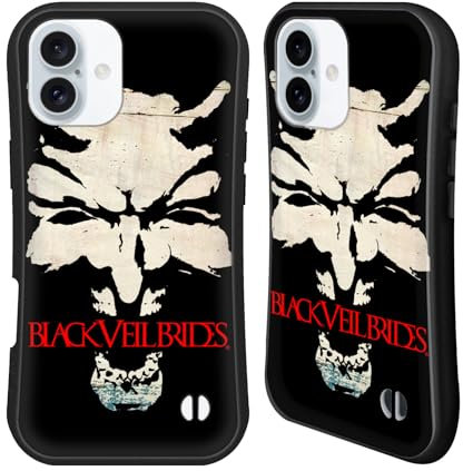 Head Case Designs Offizielle Black Veil Brides Teufel Art Kunst Der Band Hybride Handyhülle Hülle Huelle kompatibel mit Apple iPhone 16 Plus