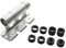 TOYANDONA Support De Fourche à Vélo Support Vélo pour Voiture Galerie De Toit De Vélo pour Voiture Porte-vélos De Voiture Pédalier De Vélo Porte-vélo De Toit Alliage D'aluminium Silver