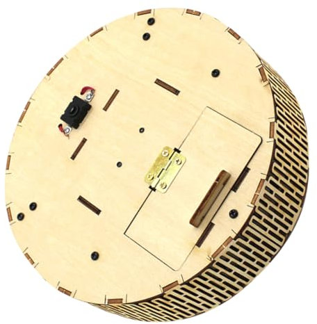 KONTONTY Kit Maquette Robot Aspirateur en Bois Stem Garçon Et Filles 1 Modèle DIY Éducatif Scientifique Expérience Puzzle 3D Assemblage Manuel Jouet Créatif Éducatif Scientifique