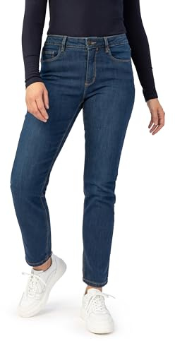 STOOKER Zermatt Denim Damen 5-Pocket-Jeans Straight Fit Denim/Jeans clean wash eng lang