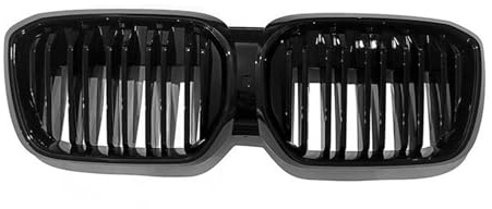 Kühlergrill Frontstoßstange Nierengitter Doppellinie Für Ix3 Serie G08 2022 2023 2024 Tuning Racing Gitter Glanzschwarzer Grill Radiator Grille
