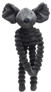 Designed by Lotte Reza Swing Maus, Hundespielzeug, Plüsch, Anthrazit