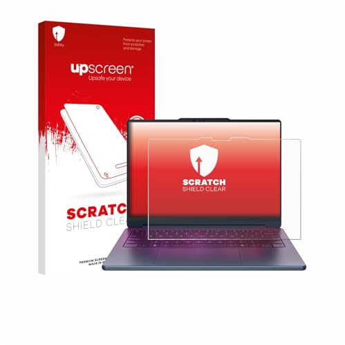 upscreen Schutzfolie für Lenovo Yoga 9i 2-in-1 Gen 11 Aura Edition 14 – Made in Germany, Kristall-klar, Kratzschutz, Anti-Fingerprint