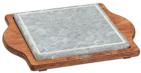 Pietra OLLARE Quad.CM.25X25 C.Base Legno 99012