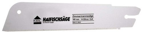 KEIL 100 022 312 Ersatzblatt für Japanische Haifischsäge - Zimmermannsäge 300 mm - 14 Zähne/Zoll