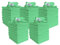 DCS Microfibre Cleaning Cloth, Green, Pack of 50, Large Size: 40x40cm. Super Soft Premium Streak Free Washable Cloth Duster for Kitchen, Bathrooms, Surfaces, Mirrors, Car, Motorbike
