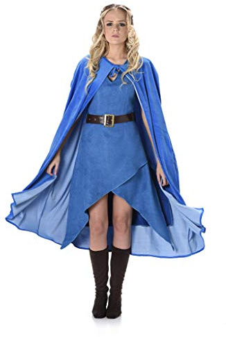 Warrior Queen Cersei Damen Fancy Dress Mittelalterliches Spiel der Thrones Womens Kostüm