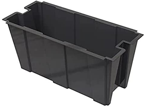 Bama Blumenkasten gesamtes Blumenkübel 3 Stück für Trennwand cm79 X 35 X H37 lt63 Harz ungiftig schwarz Garten