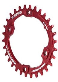Blackspire, Snaggletooth Oval 96/30T Shimano XT M8000, Platon, Rot, 96/30T, Unisex - Erwachsene