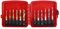 Lot de 12 tarauds filetés, foret taraud M3-M10, mèches Imperial Taraud Tarauds Gaz Coffret à Tarauder de taraud en pouce métrique