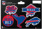 Buffalo Bills 5 Stück kleine Aufkleber auf einem 10,8 x 15,2 cm Bogen