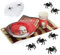 com-four® 34-teiliges Party-Set Horror-Clown - Papp-Teller, Papp-Becher, Servietten, Deko-Spinnen und Spinnennetz - Deko-Set für Halloween, Mottoparty oder Kindergeburtstag (Clown-Set 1-34 Teile)