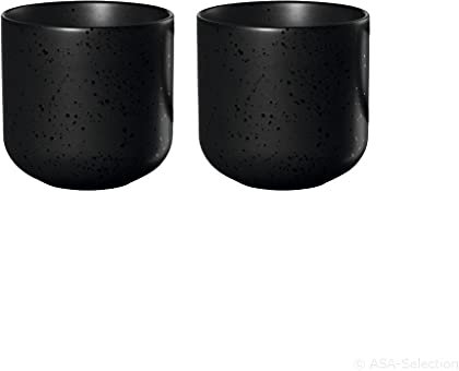 ASA 2-tlg. Set Teebecher 0,20ltr./D.7,5cm/H.7,5cm COPPA KURO Selection**3 (3 Stück)