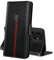 Hülle für Samsung Galaxy S22 Ultra, Magnet Ledertasche Handyhülle, Klapp Leder Kartenfächer S22 Ultra Schutzhülle, Flip TPU Bumper Silikon Case,Stoßfeste Wallet Cover für Samsung S22 Ultra Schwarz