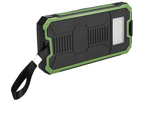 ciciglow Power Bank Kit,20000mAh Fast Charging Dual USB Polar Mobile Power Bank Case DIY Kit,Portable Waterproof Mobile Power Bank Case(green)