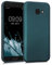 kwmobile Case kompatibel mit Samsung Galaxy A5 (2017) Hülle - Schutzhülle aus Silikon metallisch schimmernd - Handyhülle Metallic Petrol
