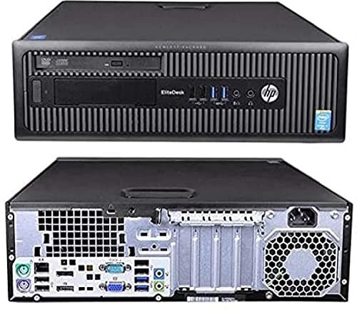 Windows 11 HP 800 G1 SFF Intel Core i5-4570 Desktop PC Computer - 16GB DDR3-512GB SSD - 300Mbps Wi-Fi (Renewed)