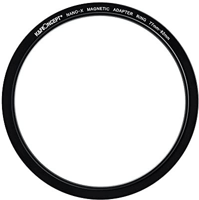 K&F Concept Step Up Ring magnetischer Filter-Adapterring 77mm-82mm (Nur kompatibel mit K&F Concept Magnetfiltern)