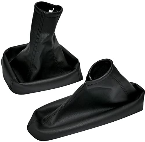 AERZETIX - C57837 - Schalthebel bag - schaltsack - schaltmanschette und handbremssack - kompatibel mit Opel Zafira A von 1999 bis 2005 - farbe : schwarz - aus kunstleder