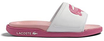 Lacoste Femme 45cfa0001 Slides et Sandales, Blanc (PNK), 36 EU