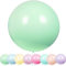 YOUYIKE 36 Zoll Grosse Luftballons Pastell, 8 Stück Riesige Runde Pastell Ballons, 90CM Macaron Grün Latex Grosse Luftballons für Geburtstag,Hochzeitsfest,Festival,Karnevals (Grün)