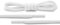 ForceField Unisex-Erwachsene Team Spitze, oval, 114,3 cm, Weiß Schnürsenkel