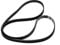 Washing Machine Rubber Drive Belt(5EPJ1225) Circumference 1225mm Compatible with Hoover Candy Washing Machines,41039460,41021973
