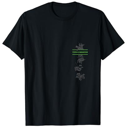 Type O Negative Leaves Double Sided Black T-Shirt