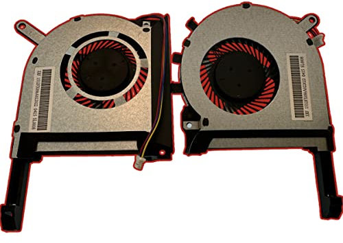 VoltaGuru CPU GPU Fan for ASUS TUF FX505DD, FX505DT, FX505DY, FX505GD, FX505GE, FX505GT, FX506LH, FX506LI, FA506IH, FA506II, FA706IH, FA706II, FX705DY, FX705DD, FX705DT, GTX1050, DFS5K12114262H