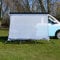 yourGEAR Campingbus Sun + Rain Blocker 2,4 x 2 m - Vielseitige Vorderwand für Markise, schützt vor Sonne, Regen, Wind - UV 50+ Schutz