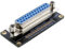 Treedix DB25 Female Breakout Board 25Pin RS232 Serial Female to Female Changer Adapter Coupler Connector with Terminal Block