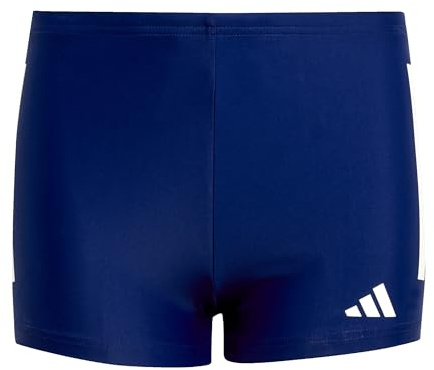 adidas Boy's 3-Stripes Swim Boxers Kids, Dark Blue/White, 15-16 Years