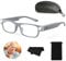 NZQXJXZ 300% Lupenbrille mit Licht, USB Wiederaufladbare LED Beleuchtete Vergrößerungsbrille, Freihändige Leselupe mit Licht für Senioren, Arbeiten im Nahbereich, Hobbys, Lesen, Basteln