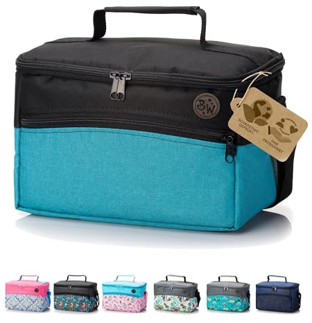Aufbewahrungstasche für Tonies – Kinder Tasche für Musikbox, Kopfhörer & Zubehör – Flexibel verstellbare Fächer, sicher & kompakt, perfekt organisiert für unterwegs (türkis meliert)