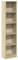 vidaXL Libreria Rovere Sonoma 40x24x176 cm in Legno Multistrato, Mobile Porta Libri, scaffale per Libri, Mobile portaoggetti, Porta Libri