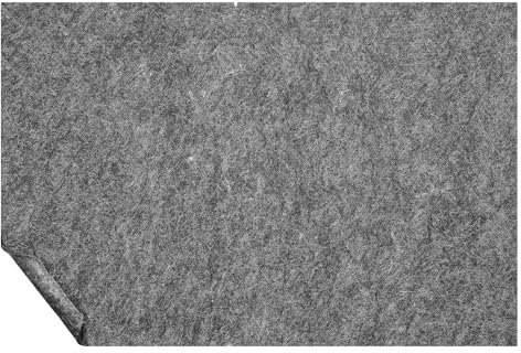 VEVOR Teppichbelag, 122x183cm, Teppichfliesen, schützende Polsterung, 12mm dick Filz mit doppelter Oberfläche, Bodenbelag, Premium-Komfort-Teppichunterlage, Teppichpolster, sicher für alle Böden, grau
