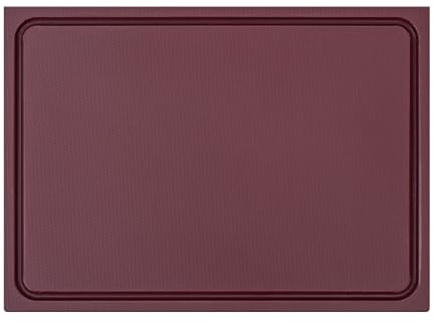 Morleos Schneidebrett Kunststoff Lila für allergenfreie Lebensmittel 35x25x2 cm Ecoline - spülmaschinenfest, extra schwer, messerschonend | HACCP Gastro Küchenbrett | Schneidbrett mit Saftrille