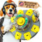 KADTC Dog Rotating Puzzle Toys Level 2 in 1 for Small/Medium/Larger Dogs Adjustable Slow Dispenser Food Puzzles Feeder Brain Mind Toy Treat Interactive Game Puppy Mental Stimulation Enrichment Game
