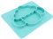 OFFIGAM assiette antidérapante Assiette de nourriture pour les tout-petits enfants plaque d'alimentation assiette de bébé assiettes ventouses bébé Gel de silice Green