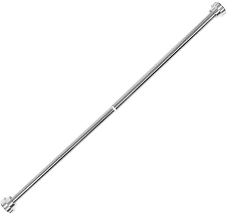 VALICLUD Heavy Duty Adjustable Telescoping Tension Rod Stainless Steel Extendable Window Curtain Rod for Bathroom Shower and Divider No Drill Installation Extra Long Support for Clothes and