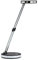 MAUL Schreibtischlampe MAULpuck 13x13x37cm | Moderne LED Lampe mit 1.260 Lux und 6.500 Kelvin | Tageslichtlampe mit Standfuß | Höhenverstellbare Tischlampe mit Teleskoparm | Schwarz