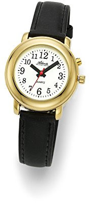 Sprechende Armbanduhr mit Zeitansage für Damen Uhr Gold - 8916-9