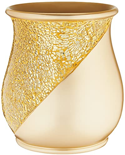 Popular Bath Sinatra Champagne, Resin, WASTE BASKET