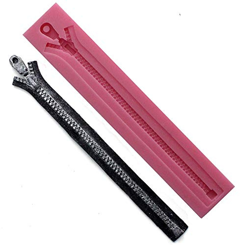 musykrafties Fermeture Éclair Fondant Moule Silicone pour Décoration Glaçage Bord Décoration