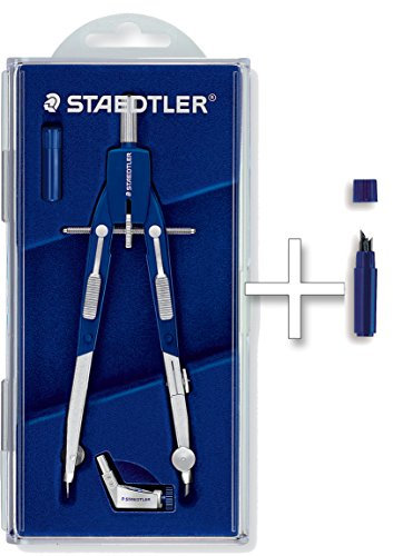 STAEDTLER Mars Comfort Zirkel + Ersatzminen【 1 Dose 】