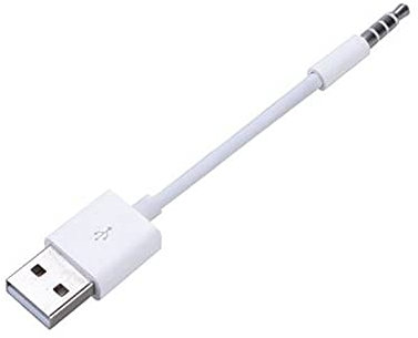 Aukson G20 11 cm USB Klinke auf 3,5 mm TRS Klinke Adapterkabel - USB A Stecker auf 3,5 mm TRS Stecker für MP3/MP4, PC, Computer Lautsprecher, Kopfhörer, Home Stereo - Lade- und Datenkabel