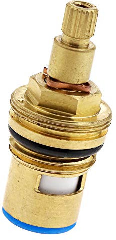 1x 1/2 Keramik-Oberteile Ventiloberteil für Zweigriff Armaturen Hahn Messing Kaltes Wasser